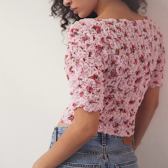 NEW Free People Rosie Posie Top - Picture 15 of 15